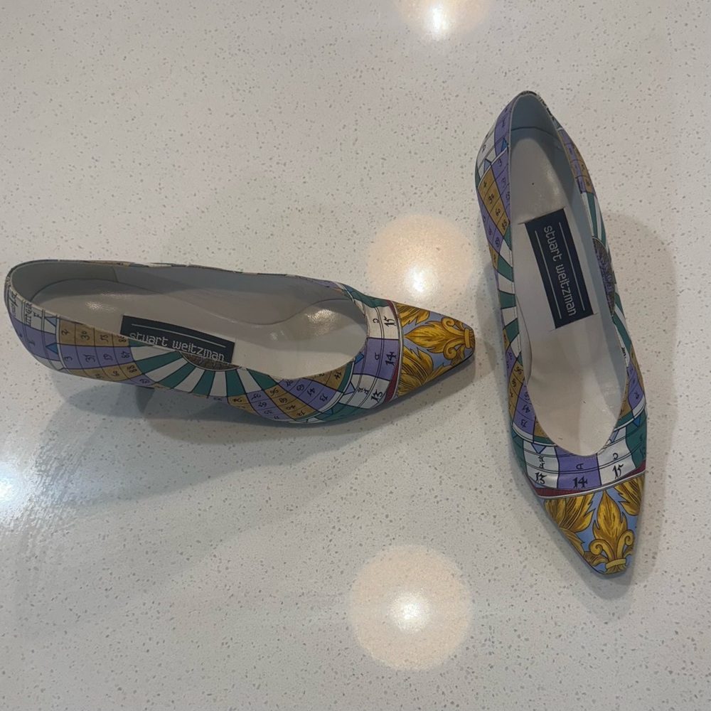 Stuart Weitzman Multicolor Women's Pumps Vintage 80s 90s